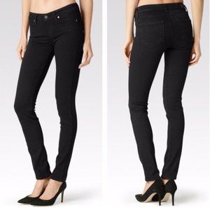 PAIGE Skyline Skinny Black Jeans